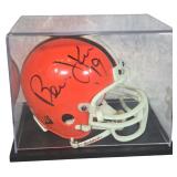 Autographed Bernie Kosar Cleveland Browns Riddell Miniature Football Helmet