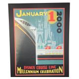 Rare Disney Cruise Line Millennium Celebration Art Print by Smith/Doret
