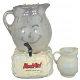 A Trio of Vintage Kool-Aid Promotional Beverage Dispenser Components