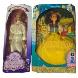 Two Mattel Disney Dolls Snow White and The Prince