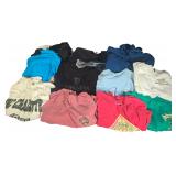 An Assortment of Approximately 11 Graphic T-Shirts and Hoodies Including Carhartt and Sports Brands