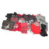 An Assortment of approximately 14-16 pieces of Ohio State Buckeyes Collegiate Apparel
