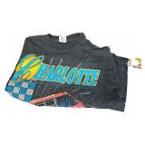Three NASCAR Charlotte Motor Speedway and Kevin Harvick Graphic T-Shirts