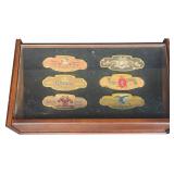A Set of Franklin Mint World's Finest Brewing Companies Collector Knives in Display Case