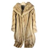 Projansky's White Plains Honey Mink Fur Coat