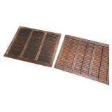 A Pair of Vintage Architectural Wood Window Shutters