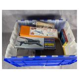 An Assortment of Model Aircraft Kits, Model Railroad Accessories, and Novelty Toys