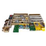 A Collection of Sports Trading Cards Including Baseball Football Racing and WCW with Norinco 9x18mm Ammunition