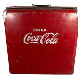 Vintage Acton Mfg. Co. Coca-Cola Metal Ice Chest Cooler