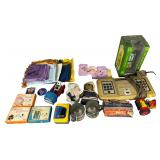 An Assortment of Vintage Electronics, Toys, and Memorabilia including RCA Studio II, Sony Walkman, and Marx Tin Truck
