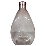 Carl Erickson Signed Smoky Amethyst Art Glass Cleft Vase