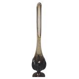 Viking Glass Epic Smoke Six-Petal Swung Pedestal Vase