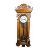 Late 19th Century Two Weight Vienna Regulator Wall Clock