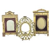 Three Victorian Aesthetic Movement and Rococo Revival Picture Frames