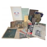 A Collection of Vintage American and International Books, Magazines, and Historical Newspapers