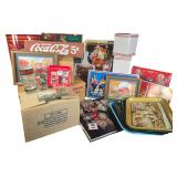 A Collection of Coca-Cola, Dr Pepper, and RC Cola Advertising Memorabilia