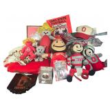 A Collection of Ohio State Buckeyes Collegiate Football Memorabilia and Apparel including an Autographed Hat