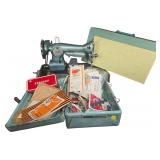 Vintage Brother Electric Sewing Machine with Carrying Case and Accessories