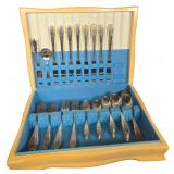 Wm. Rogers Mfg. Co. Silver-Plated Flatware Service in Fitted Chest