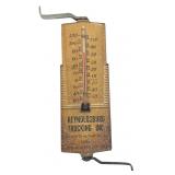 Vintage Reynoldsburg Trucking Inc Advertising Metal Wall Thermometer