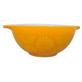 Pyrex Daisy Pattern Orange Cinderella Mixing Bowl 443