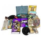 An Assortment of Fishing Tackle and Accessories Featuring Bill Dance Signature Lures