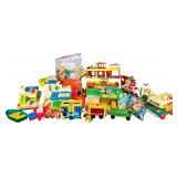A Collection of Vintage Fisher-Price Little People Play Family Playsets and Accessories