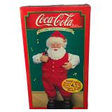 Rocking Coca-Cola Santa Animated Holiday Figure with Original Box