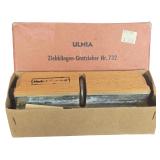 Vintage Ulmia Model No. 732 Beechwood Scraper Burnisher with Box