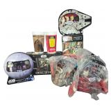 A Group of Star Wars Collectibles including Bandai Model Kit and PEZ Gift Tins