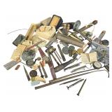 An Assortment of Vintage Watchmakers Tools Parts and Horological Ephemera