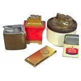 A Collection of Vintage Ronson, ASR, and Colibri Table and Pocket Lighters