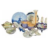 A Collection of Vintage Porcelain and Decorative Ceramics Including RS Germany and Nippon
