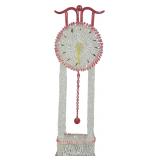 Large Vintage Spun Glass Grandfather Clock Sculpture