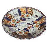 Large Macau Porcelain Imari Style Decorative Charger by Luen Shing