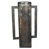 Heintz Art Metal Shop Sterling on Bronze Art Nouveau Golf Trophy Vase 1917