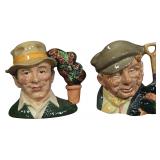 A Pair of Royal Doulton The Gardener Character Jugs