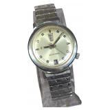 1968 Bulova Accutron Day-Date Stainless Steel Wristwatch