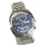 Wittnauer 2000 Perpetual Calendar Stainless Steel Automatic Wristwatch