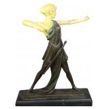Ferdinand Preiss Art Deco Chryselephantine Amazon Archer Sculpture
