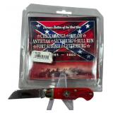 Wild Turkey Cutlery Legends of the South Civil War Commemorative Folding Pocket Knife