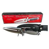 Gil Hibben Double Shadow UC453 United Cutlery Fantasy Dagger with Box and Sheath