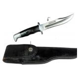 Vintage Buck 119 Special Hunting Knife with Leather Sheath
