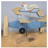 1940s Aircraft W/ Bird Weather Vane