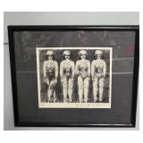 Signed Malcolm McKesson Folk Art Drawing/Print #41/200