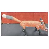 Miguel Rodriquez Folk Art Carved Fox
