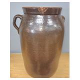 Rare Signed EJ Brown & JH Stewart 3gal Jugtown Georgia Churn