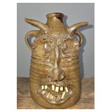 W.T. McLennan Devil-Politician Face Jug