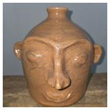 2002 Steve Miller Alabama Folk Pottery Face Jug