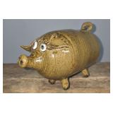 Bobby Gaither Alabama Folk Pottery Pig